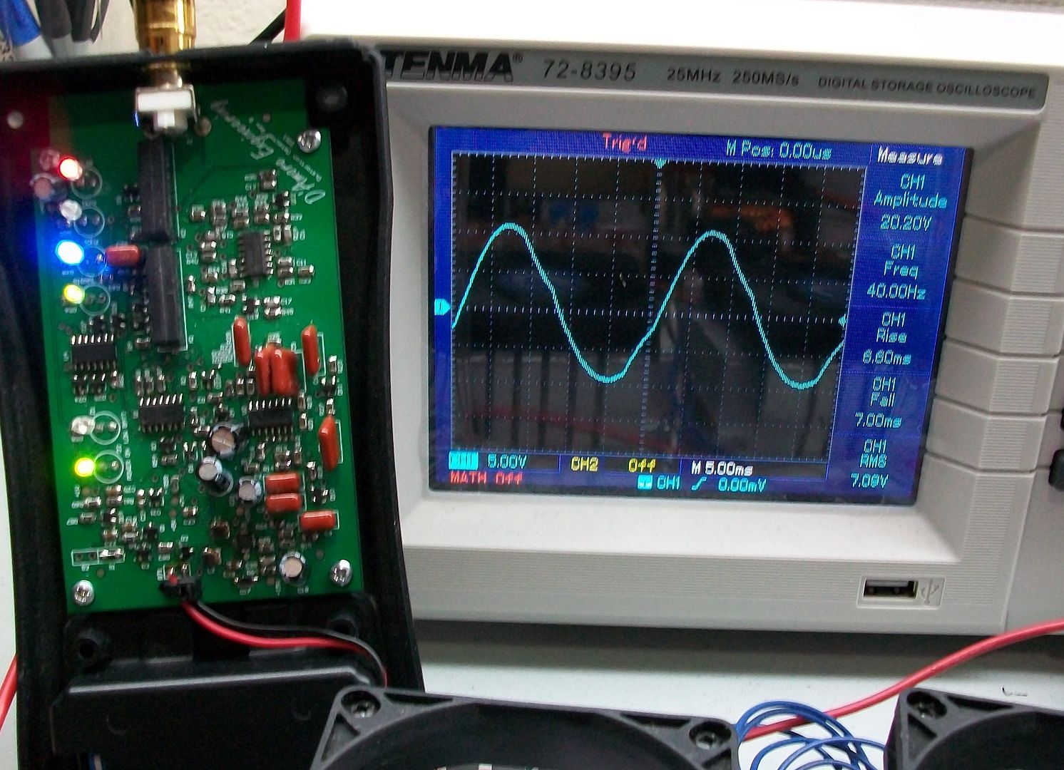 Distortion Detector VS Oscope REASON 11 to use the DD1 SMD
